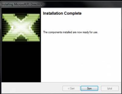 directx user runtime web installer